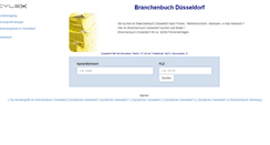 Desktop Screenshot of cylex-branchenbuch-duesseldorf.de